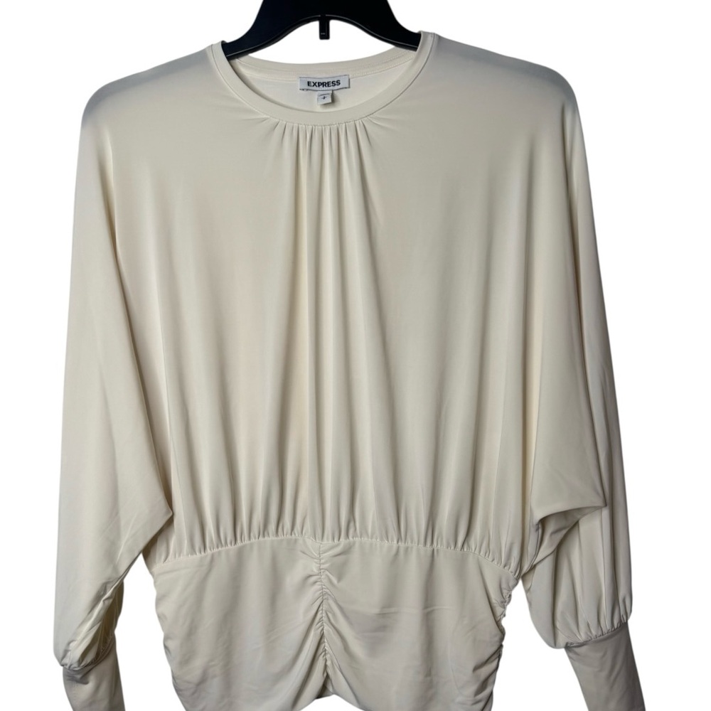 Express Elegant Cream Blouse